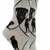 Ncaa Socks * | Best Deal Whd Crazy Socks Crew Rottweiler Socks For Women Gift For Dog Lovers Gray