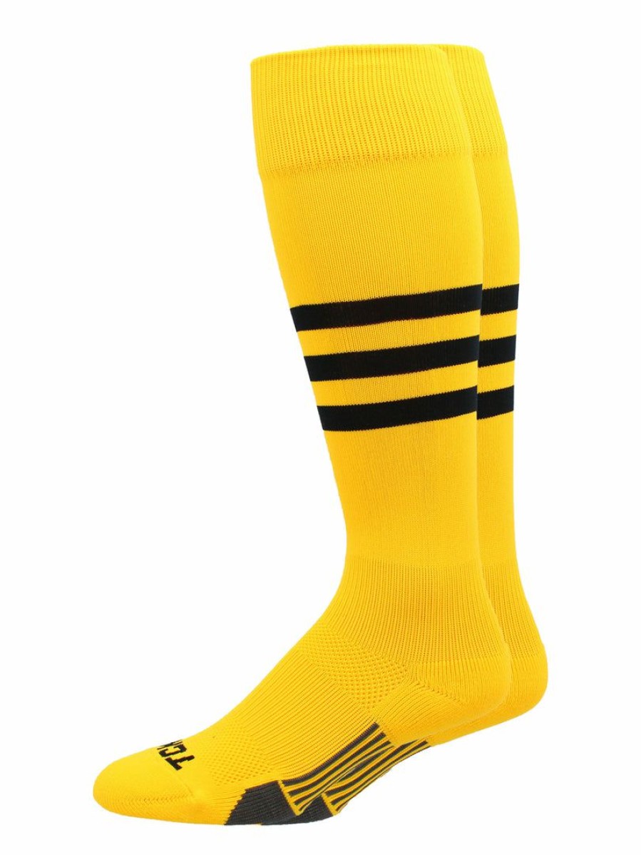 Ncaa Socks * | Cheapest Madsportsstuff Dugout 3 Stripe Baseball Socks Over The Calf Length Pattern B