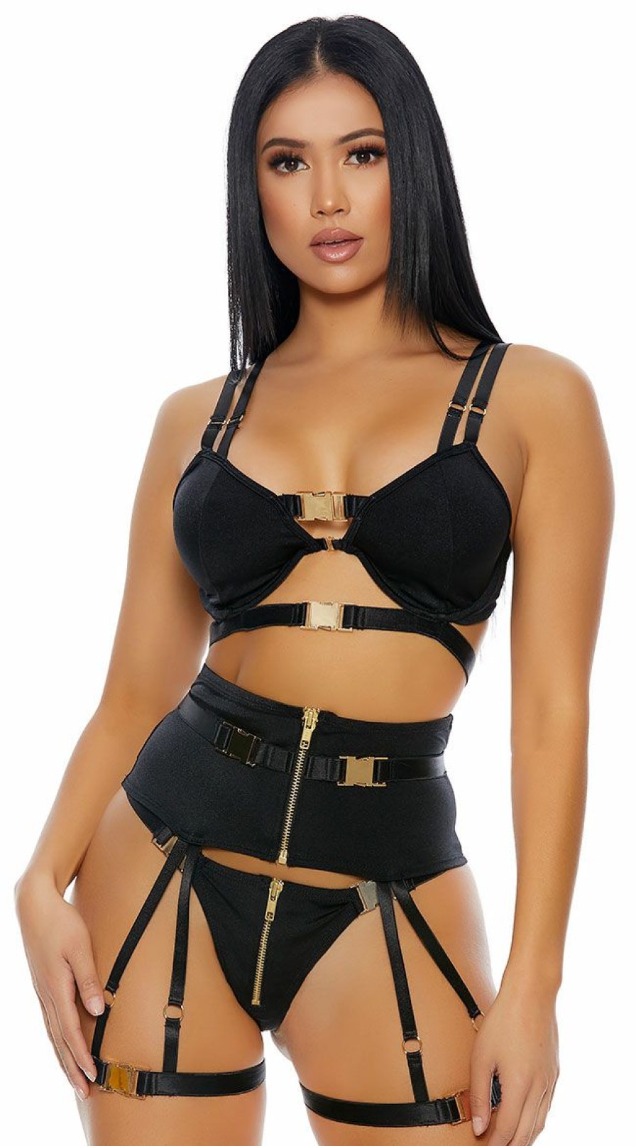 Lingerie * | Forplay Instant Click Bra Set