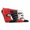 Ncaa Socks * | Wholesale Tck Georgia Bulldogs No Show Socks Full Field 3 Pack Black/Red/White