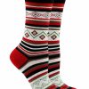 Ncaa Socks * | Best Sale Whd Crazy Socks Crew Southwest Design Socks For Women Gift For Southwest Lovers