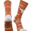 Ncaa Socks * | Outlet Tck All Schools Texas Longhorns Socks Crew Length Sock Mayhem Burnt Orange/White