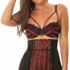 Lingerie * | Oh La La Cheri Lena Lace Chemise Set