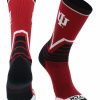 Ncaa Socks * | Flash Sale Tck Indiana Hoosiers Socks Victory Crew Crimson/Black/Cream