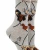 Ncaa Socks * | Cheap Whd Crazy Socks Crew Dachshund Socks For Women Gift For Dog Lovers