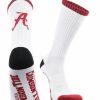 Ncaa Socks * | Flash Sale Tck Alabama Crimson Tide Socks Basic Crew White Socks All Schools White/Crimson/Black