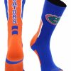 Ncaa Socks * | Top 10 Tck All Schools University Of Florida Gators Socks Perimeter Crew Royal/Orange/White