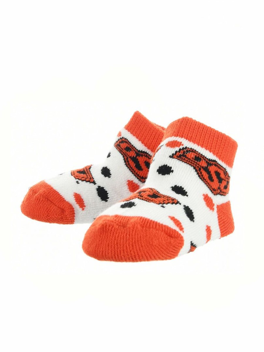 Ncaa Socks * | Deals Tck Oklahoma State Cowboys Toddler Socks Low Cut Little Fan Orange/Black/White