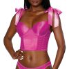 Lingerie * | Dreamgirl Locked In Love Bustier Set