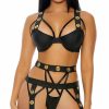 Lingerie * | Forplay Caged Babe Bra Set