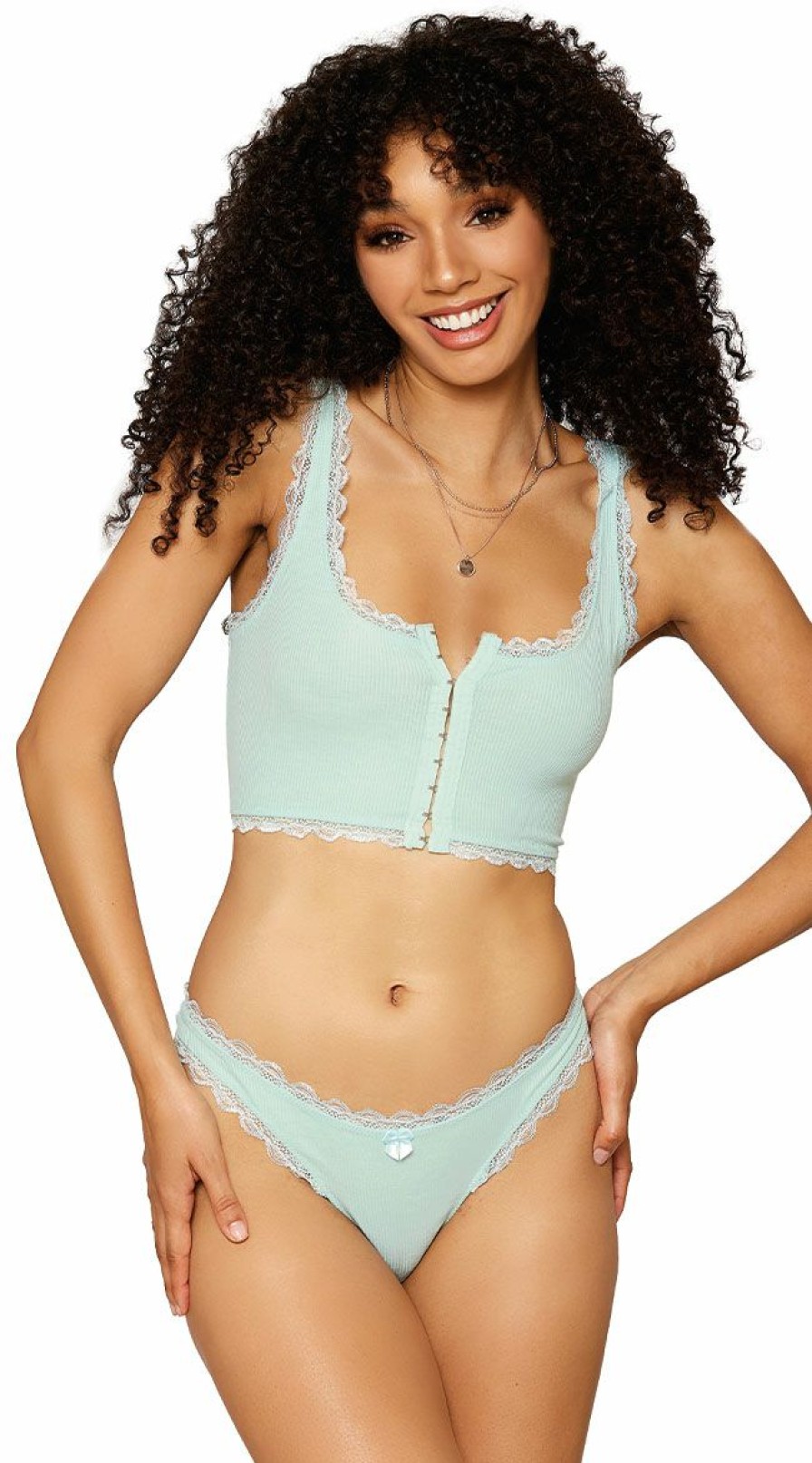 Lingerie * | Dreamgirl Mint For Sleep Pajama Set