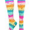 Ncaa Socks * | Deals Madsportsstuff Sprinkles Socks Over The Calf Length Rainbow