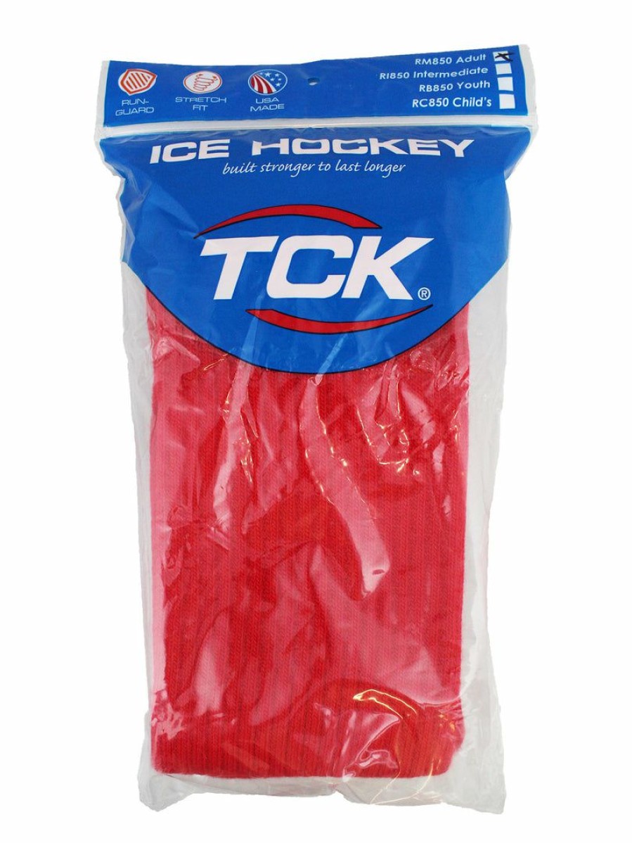 Ncaa Socks * | Cheapest Tck Rib Knit Ice Hockey Socks- Youth And Adult Sizes- Made In The Usa