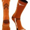 Ncaa Socks * | Cheap Tck Texas Longhorns Socks University Of Texas Longhorns Champion Crew Socks Texas Orange/White