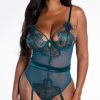 Lingerie * | Yandy Eyelash Lace Teddy