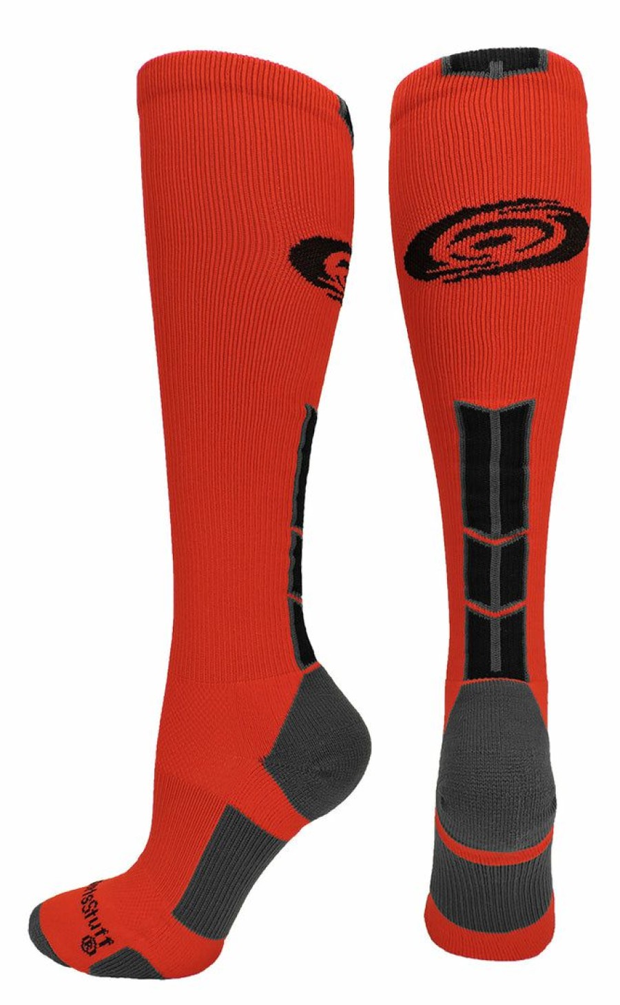 Ncaa Socks * | Wholesale Madsportsstuff Baseball Socks Hurricanes Logo Over The Calf Socks (Multiple Colors)