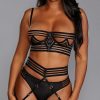 Lingerie * | Dreamgirl Stripe A Pose Bra Set