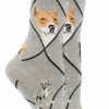 Ncaa Socks * | Discount Whd American Pit Bull Terrier Socks For Women Gift For Dog Lovers Crazy Socks Crew