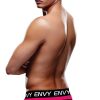 Lingerie * | Baci Men'S Pink And Black Strappy Back Jockstrap