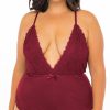 Lingerie * | Oh La La Cheri Plus Size Breakfast In Bed Romper