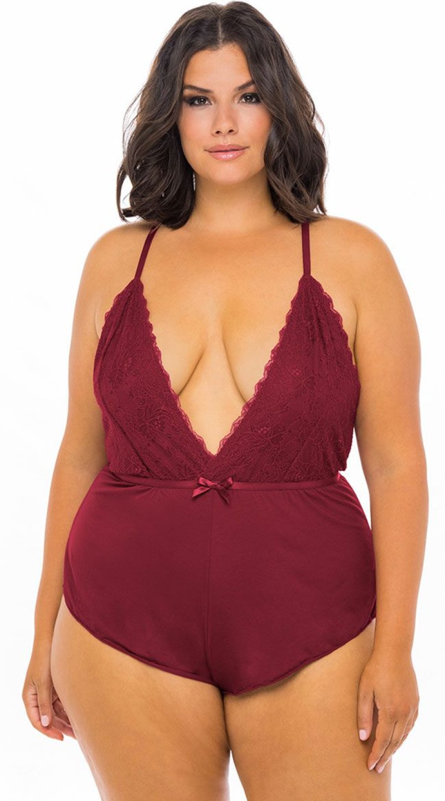 Lingerie * | Oh La La Cheri Plus Size Breakfast In Bed Romper