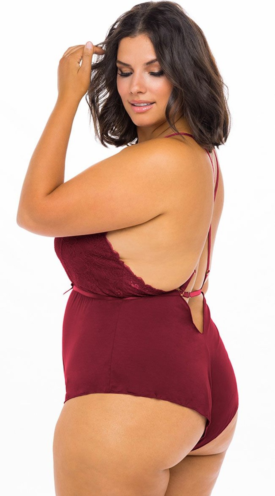 Lingerie * | Oh La La Cheri Plus Size Breakfast In Bed Romper