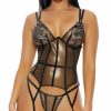 Lingerie * | Forplay Nothin Bud Trouble Bustier Set