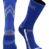 Ncaa Socks * | Promo Tck Memphis Tigers Socks University Of Memphis Tigers Champion Crew Socks All Schools Blue/Gray