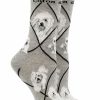 Ncaa Socks * | Best Sale Whd Coton De Tulear Socks For Women Gift For Dog Lovers Crazy Socks Crew Gray