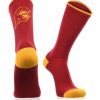 Ncaa Socks * | Hot Sale Tck Usc Trojans Socks Campus Legend Crew Length All Schools Red/Gold