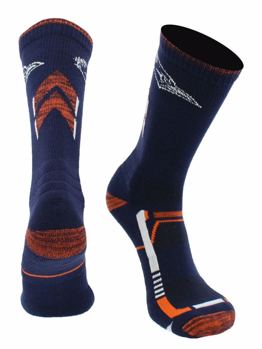 Ncaa Socks * | Wholesale Tck Texas San Antonio Roadrunners Socks University Of Texas San Antonio Roadrunners Champion Crew Socks All Schools Blue/Orange