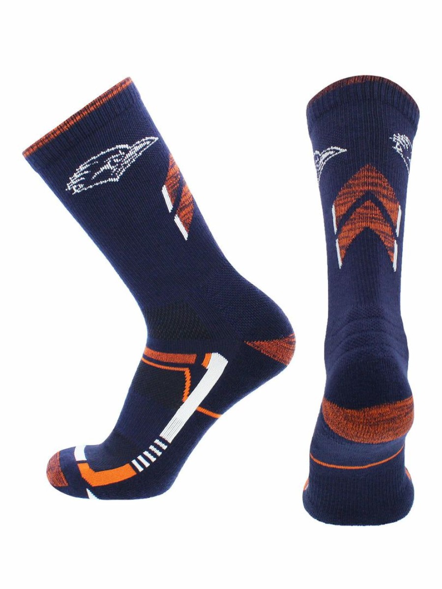 Ncaa Socks * | Wholesale Tck Texas San Antonio Roadrunners Socks University Of Texas San Antonio Roadrunners Champion Crew Socks All Schools Blue/Orange