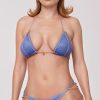 Lingerie * | Yandy X Lana Rhoades Denim And Chains Bra Set