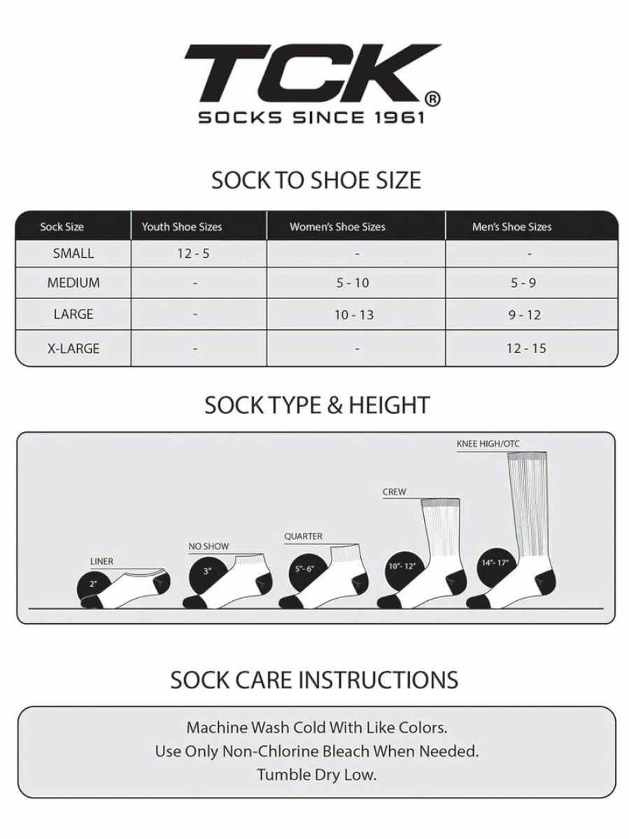 Ncaa Socks * | Hot Sale Tck Goalline 2.0 Football Socks Crew Length Basketball Socks