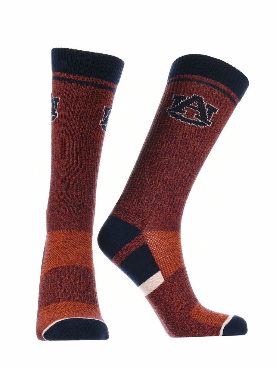 Ncaa Socks * | Discount Tck Auburn Tigers Socks Victory Parade Crew Length All Schools Orange/Blue