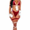 Dancewear * | Roma Holiday Spirit Santa Bikini Set