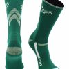 Ncaa Socks * | Best Sale Tck Usf Bulls Socks University Of South Florida Bulls Champion Crew Socks All Schools Green/Gold