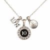 Accessories * | Deals Madsportsstuff Jewelry Girls Volleyball Necklace With Jersey Number (Available In 39 Numbers)