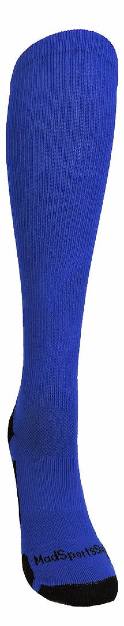 Ncaa Socks * | Brand New Madsportsstuff Royal Player Id Custom Number Over The Calf Socks For Softball Baseball Football Boys And Girls