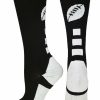 Ncaa Socks * | New Madsportsstuff Football Socks Crew Length For Boys Or Men, Football Gift