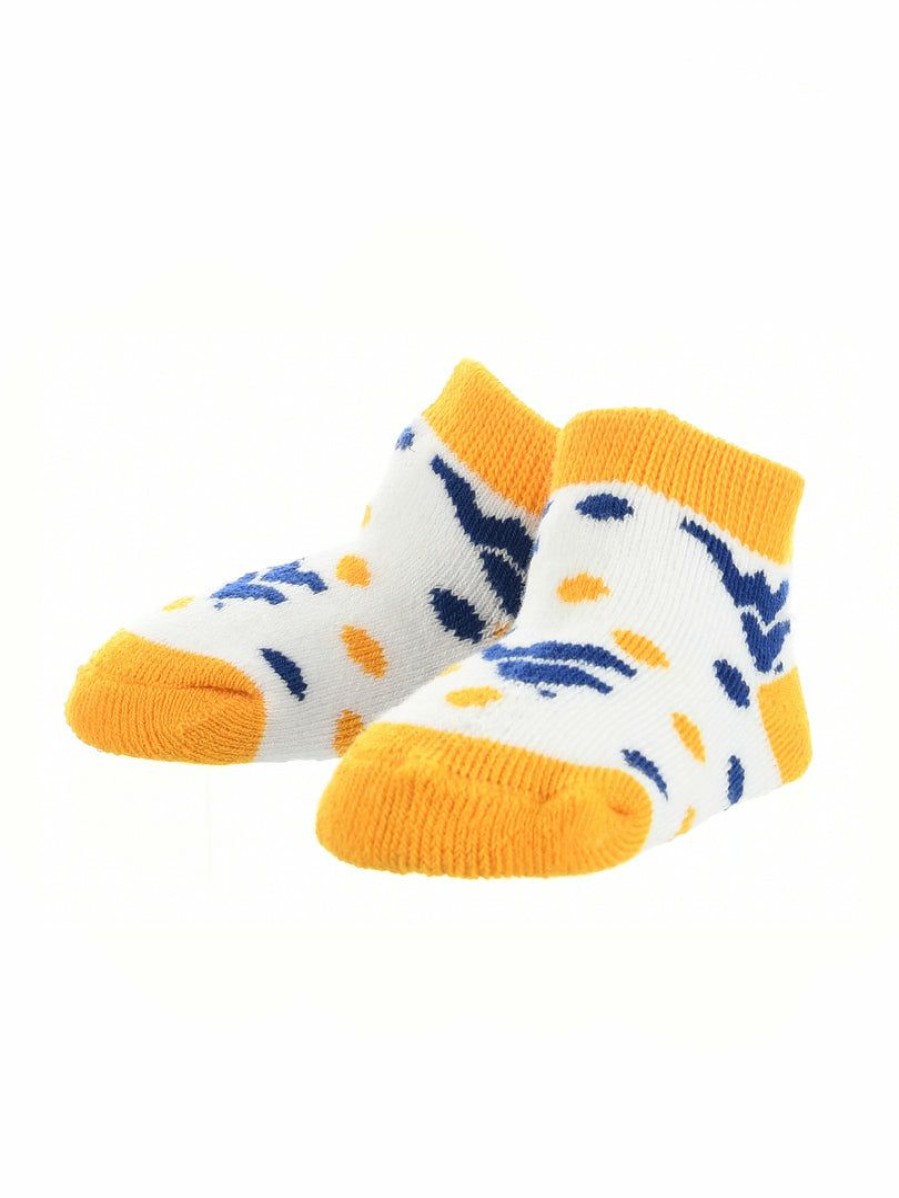 Ncaa Socks * | Best Deal Tck All Schools West Virginia Mountaineers Toddler Socks Low Cut Little Fan Gold/Blue/White