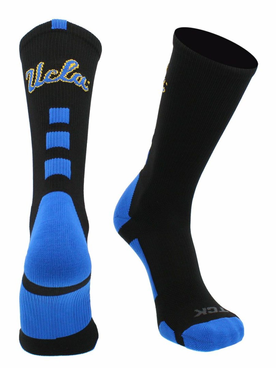 Ncaa Socks * | Hot Sale Tck Ucla Bruins Socks Baseline Crew Black/Blue