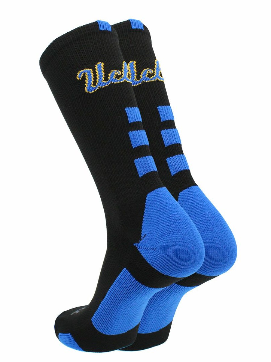 Ncaa Socks * | Hot Sale Tck Ucla Bruins Socks Baseline Crew Black/Blue