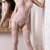 Lingerie * | Fantasy Blushing Beauty Bodystocking Set