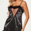 Lingerie * | Seven 'Til Midnight Fuzzy Silk Chemise Set