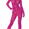 Lingerie * | Dreamgirl Azalea Floral Bodystocking