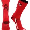 Ncaa Socks * | New Tck Nc State Wolfpack Socks North Carolina State University Wolfpack Champion Crew Socks All Schools Red/Black