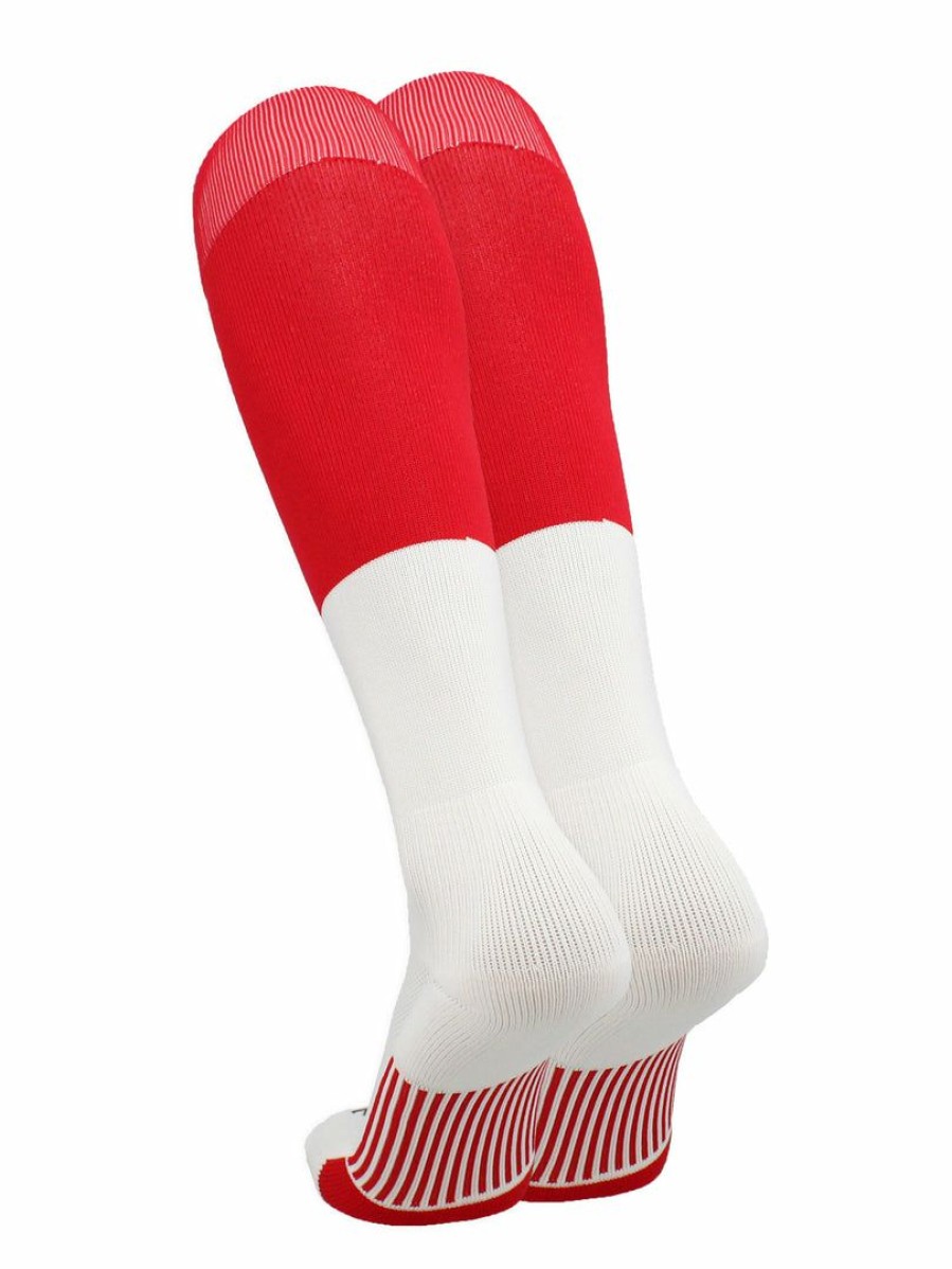 Ncaa Socks * | Best Pirce Tck Long Football Socks Men Youth Boys Over The Calf End Zone