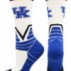 Ncaa Socks * | Flash Sale Tck All Schools Kentucky Wildcats Socks Victory Crew White/Blue/Black