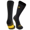 Ncaa Socks * | Hot Sale All Schools Tck Appalachian State University Mountaineers Socks Pure Merino Wool Far Trek Charcoal/Gold/Black